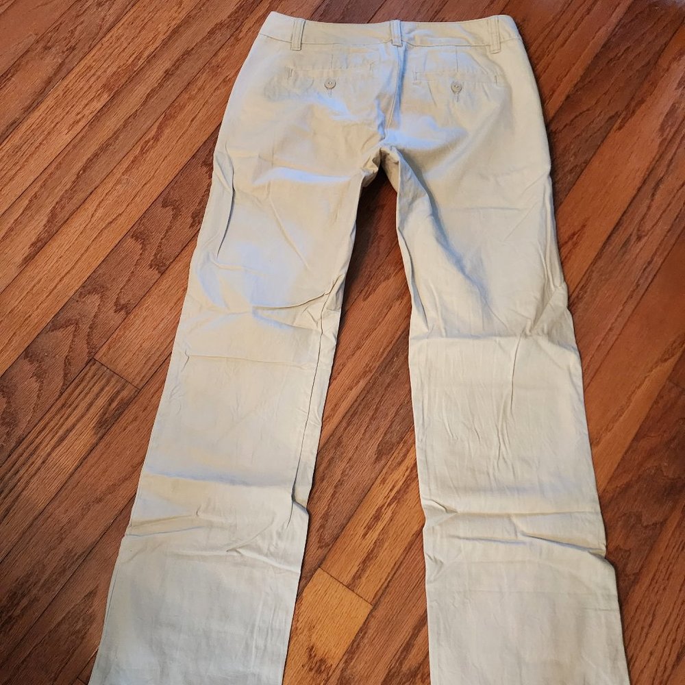 Gap Khakis light tan/beige size 0 mid-rise